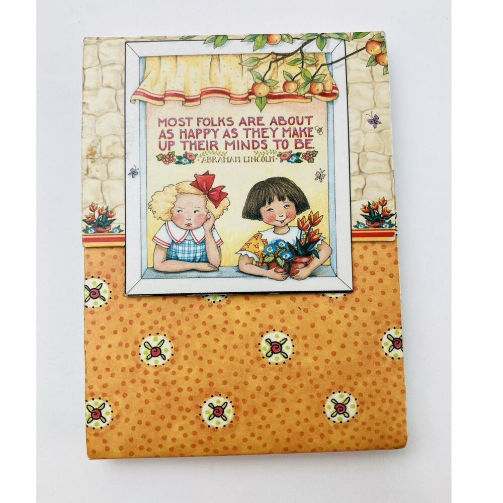 Mary Engelbreit Stationery Lot Journal Note Cards Memo Pad Whatever Like Happy - Picture 5 of 16